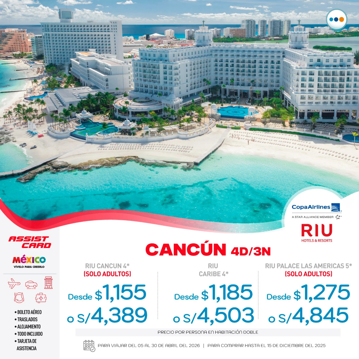 Flyer-conexionts (61) Cancún – RIU - Imagen 1