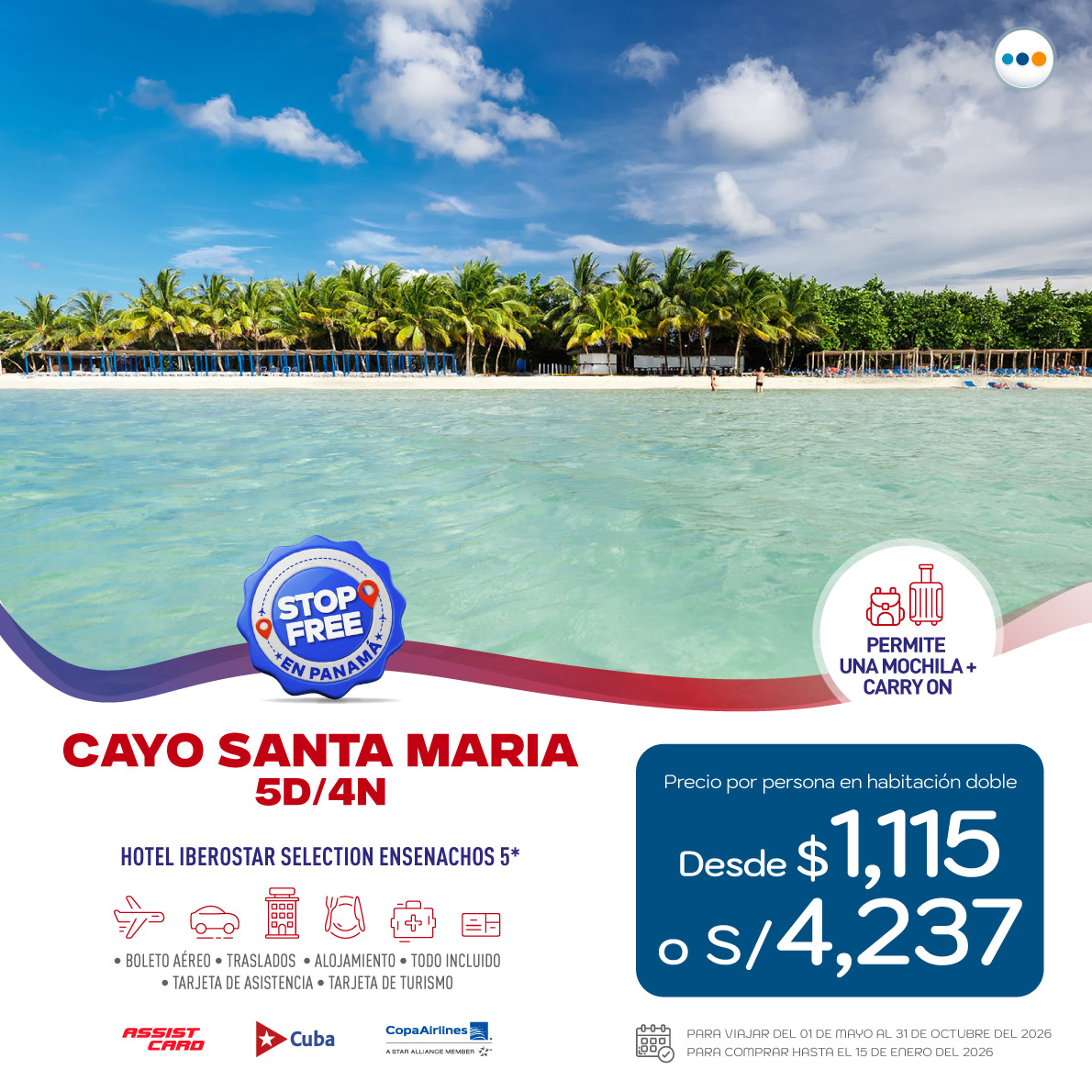 Flyer-conexionts - 2025-12-03T152324.042 Cayo Santa Maria - Imagen 1