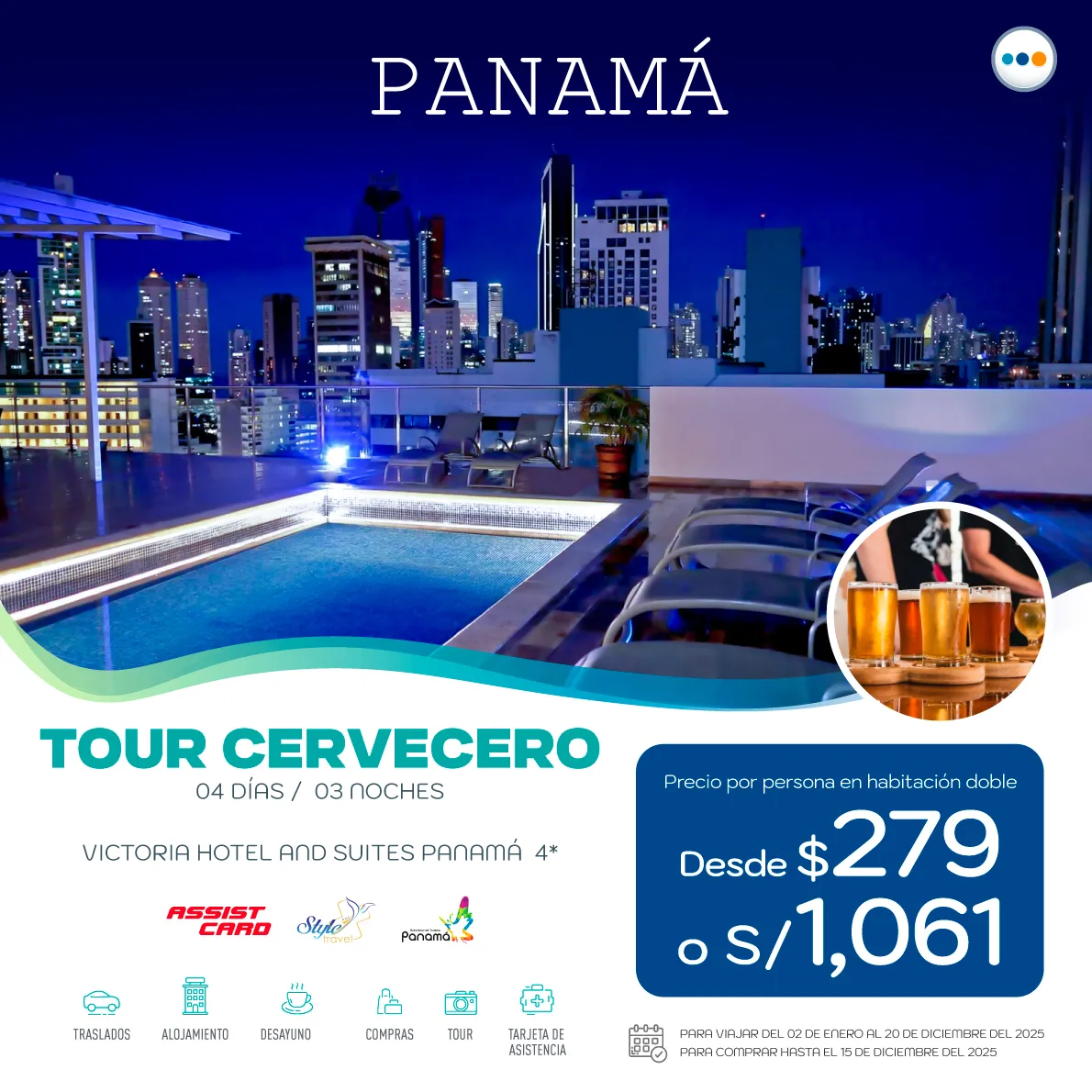 Flyer-conexionts - 2025-12-03T154514.018 Tours Cervecero - Panamá - Imagen 1