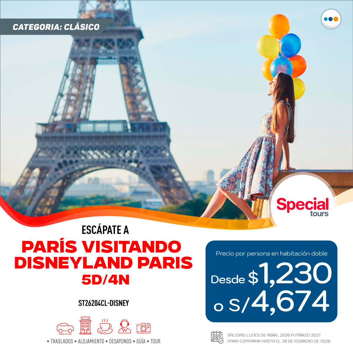 Flyer-conexionts (88) Escápate a Paris visitando Disneyland París - Imagen 1